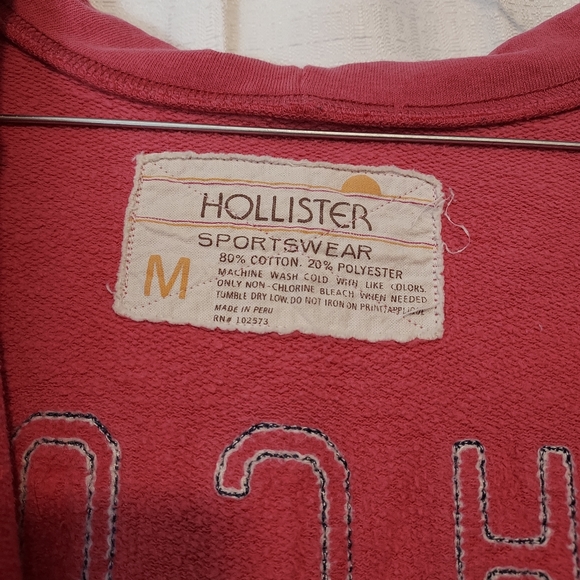 Hollister Surf Zip up Sweatshirt Size Medium - Picture 7 of 7